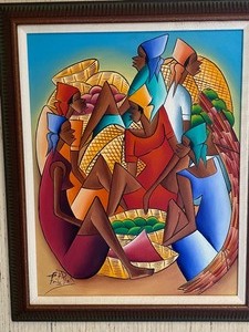 Signed Colorful Art