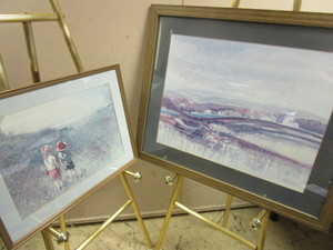 lot 531 image: SHORESIDE ARTWORK PRINTS, WITH BOATSFISHING THEME, ARTIST ACKERMAN, FRAMED