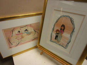 lot 537 image: ARTIST P. BUCKLEY MOSS PRINTS, SIGNED, NUMBERED, FRAMED