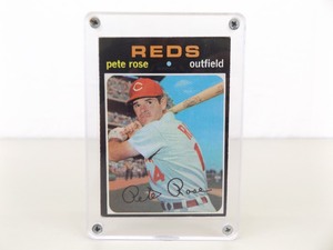 1971 Topps Baseball PETE ROSE #100 in Hard Screw Case