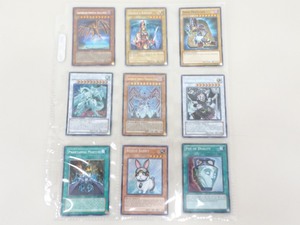 Lot of 9 Rarer Yu-Gi-Oh Yugioh Foil etc. Cards in Plastic Protector Sheet