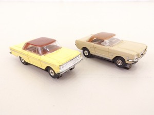 2 Vintage 1960s Aurora HO Slot Cars