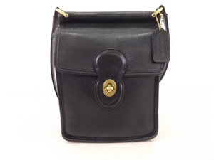 Authentic COACH Black Leather Murphy Willis Crossbody Purse