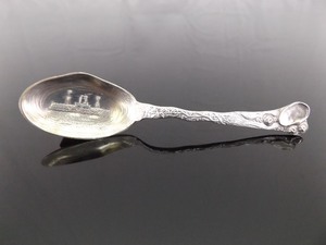 Antique .925 Sterling Silver USS Texas Norfolk Virginia Souvenir Spoon