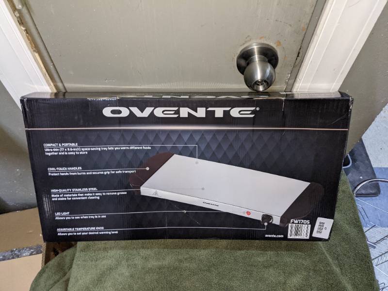 lot 210 image: Ovente Electric Warming Tray