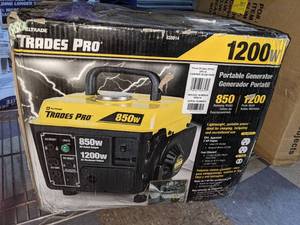 lot 3 image: AllTrade Trades Pro 1200W Portable Generator