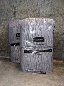 lot 111 image: Depend Fit-Flex Underwear for Men L - 2 Packs