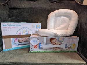 lot 87 image: Nurture Smart Mobile, Babys Piano Gym Mat, Bedding