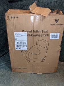 lot 122 image: Vaunn Medical Raised Toilet Seat