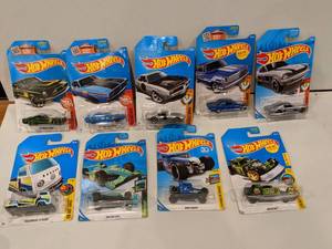 lot 201 image: 9 New Hot Wheels Cars