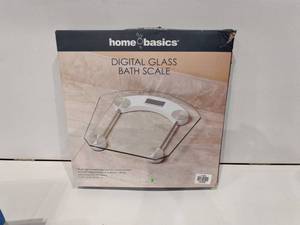 lot 94 image: Home Basics Digital LCD Glass Bath Scale