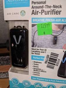 lot 218 image: NuvoMed Personal Around-The-Neck Air Purifiers