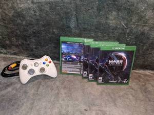 lot 98 image: XBox Games & Controller