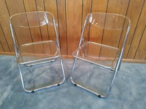 Pair of Castelli Style Folding Chairs