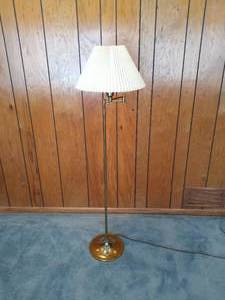 Vintage Swing Arm Floor Lamp