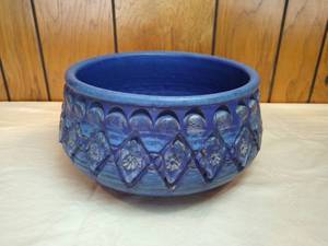 Raymore Bitossi Remini Style Blue Italian Stoneware