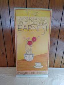 The Importance of Being Earnest by Oscar Wilde at The Guthrie Theater Poster