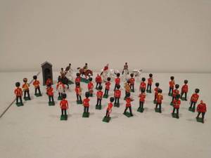 Collection of Parade Soldiers British Royal Marines Plastic Toy Soldiers