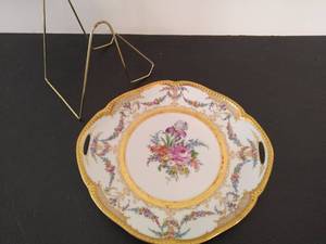 Dresden Floral Platter
