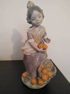Lladro Miss Valencia Porcelain Figurine
