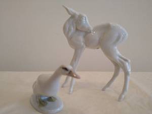 Rosenthal Deer and Duck Figurines
