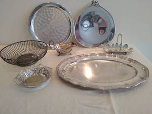 Collection of Silver-Plated  Items