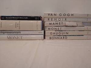 Collection of Artist Coffee Table Books