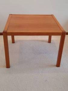 Square Teak Wood End Table