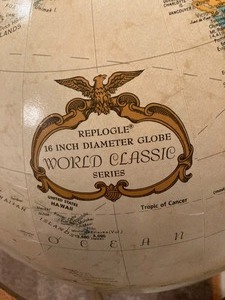 Replogle 16 Diameter Globe and stand