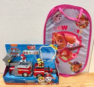 lot 18 image: Paw Patrol Toy and Laundry Hamper Lot