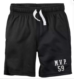 lot 52 image: Lot of 3 Carters Boys Active Shorts Size 3T-Black