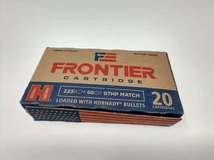 20 Rounds .223 BTHP Ammunition
