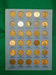 Lincoln Cent Collection Pennies