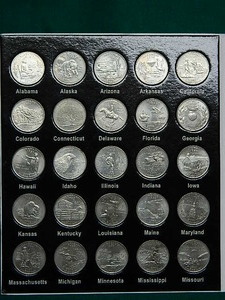 Completed 50 States Quarter Collection