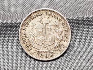 Silver Peru Coin