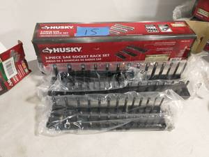 2 HUSKY SAE Socket Rack Set (3-Piece)