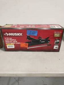 HUSKY 2-12-Ton Low Profile Floor Jack with Quick Lift
