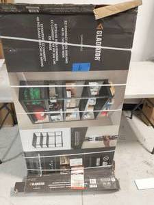 GLADIATOR 5-Tier Steel Garage Storage Shelving Unit with EZ Connect (48 in. W x 72 in. H x 24 in. D)