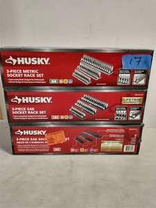2 HUSKY SAE Socket Rack Set (3-Piece)