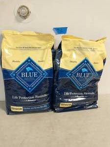 2 BAGS OF Blue Buffalo Life Protection Formula Senior Chicken & Brown Rice Recipe Dry Dog Food