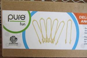 lot 6 image: Deluxe Universal Trampoline Anchor Kit (6-Set)