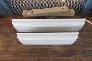lot 75 image: 1418 in. L x 1.75 in. W Profile Floating White Ledge (2-Piece)