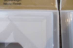 lot 79 image: 1 Gang Duplex Wall Plate - Bright White (6-Pack)