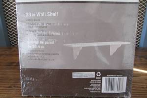lot 67 image: 7.5 in. D x 23 in. L x 58 in. H White Classic Shelf Kit