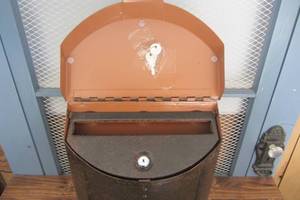 lot 93 image: Lockhart Medium, Locking, Vertical, Wall Mount Mailbox, Aged Copper