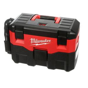 lot 3 image: Milwaukee M18 18-Volt Lithium-Ion Cordless WetDry Vacuum (Tool-Only) 0880-20 - Missing attachments.