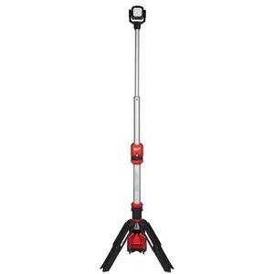 lot 38 image: Milwuakee M12 12-Volt Lithium-Ion Cordless 1400 Lumen ROCKET LED Stand Work Light (Tool-Only), 2132-20 - Works.