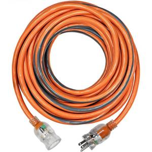 lot 57 image: RIDGID 100 ft. 103 SJTW Extension Cord with Lighted Plug, 757-103100RL6A.