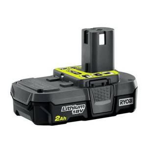 lot 77 image: (2) Ryobi 18-Volt ONE 2.0 Ah Compact Lithium-Ion Batteries, P190 - Work.