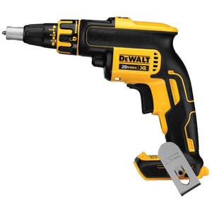 lot 82 image: DEWALT 20-Volt Max XR Lithium-Ion Brushless Drywall Screw Gun (Tool-Only), DCF620B - LIKE NEW.